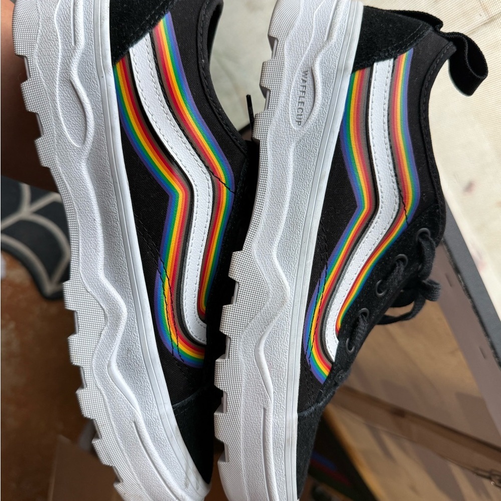 Vans Sentry Old Skool Pride Canvas Trans Pride Size 8.5M/10W Unisex EUC